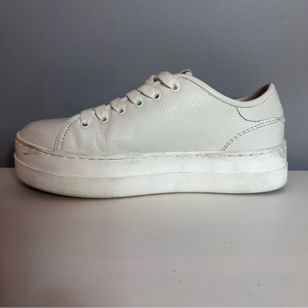 Massimo Dutti - Women’s, Sneakers, White, Leather, Platform, Size 37 (7) - Picture 5 of 11
